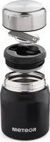 Meteor Thermobehälter 500ml, Edelstahl Warmhaltebehälter, Essensbehälter, Speisegefäß, Essen warmhalten Behälter, Thermo Lunchbox