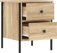 vidaXL Nachttisch Sonoma-Eiche 40x42x50 cm Holzwerkstoff