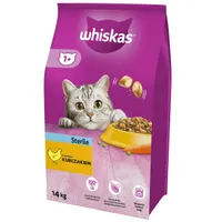Whiskas Sterile Sucha karma dla kotów sterylizowanych i smaku kurczaka 14kg