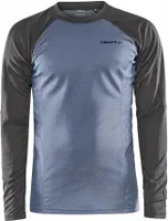Craft Core Warm Baselayer LS Tee - pánske, dlhé, sivé 985362 - veľkosť S