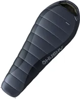 Husky Mumienschlafsack Daunen Dopy Neu -25°C 220 x 85 cm - Grau/Schwarz