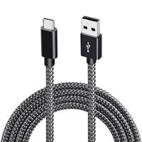 INF USB 2.0 zu USB-C Kabel 3A Schnellladung Schwarz 2 m