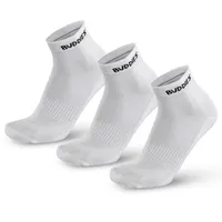 Socken Buddies, Classic Quarter Buddies, Quarter Socken, 3 Paar, weiß, 42-44 Socken Buddies, Classic Quarter Buddies, Quarter Socken, 3 Paar, weiß, 42-44