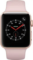 Apple WATCH Series 3 GPS 42mm goldenes Aluminiumgehäuse mit sandrosa Sportarmband