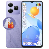 Blackview Wave 8C Android 14 bez umowy Smartfon Octa Core 6,56” HD+, 2GB+64GB/2TB z możliwością rozbudowy, aparat 8MP+13MP, 4700mAh, 4G Dual SIM