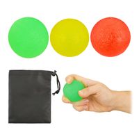 relaxdays Fingertrainer Ball 3er Set