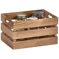Zeller 15166 Aufbewahrungs-Kiste Vintage, Holz Kiste, ca. 35 x 25 x 20,5 cm, Natur, Holz