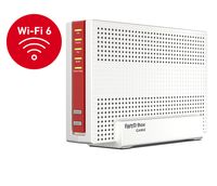 AVM FRITZ Box 6690 Cable - Wi-Fi 6 (802.11ax) - Dwuzakresowy (2,4 GHz/5 GHz) - Wbudowany port Ethernet - Biały - Router stołowy