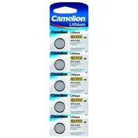 Knoflíkový článok CAMELION CR2016 3,0 V, lítiový, blister po 5 ks