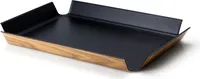Tablett 45 cm Karton rutschfest schwarz
