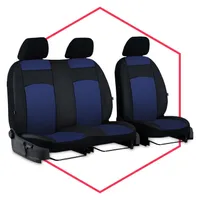 WOLTU AS7326 Auto Sitzbezüge universal Größe, 1+2 Sitzbezug Schonbezüge aus  Kunstleder schwarz