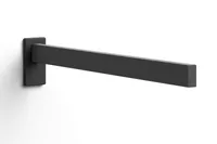 ZACK Edelstahl Handtuchhalter LINEA Handtuchstange schwarz 42 cm ohne bohren 40595