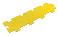 Fugenleiste Noppen gelb für Gewerbeboden PVC Fliesen Garagenboden Industrieboden Klick-Verlegung, Farbe:Bodenfuge - Noppen - gelb