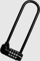 Kurtzy 4-Stelliges Bügelschloss Fahrrad Diebstahlschutz U Lock 16cm mit Langem Bügel -Robustes, Wasserdichtes Bügelschloss Zahlenschloss mit