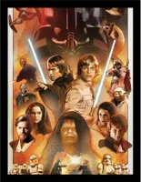 Star Wars - Gerahmtes Poster, Figuren PM9451 (40 cm x 30 cm) (Bunt)