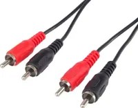 PremiumCord KJACKCMM2-15 Audio kabel 15 m 2 x RCA černý