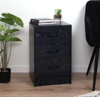Šatní skříň Milton & Oldbrook se zásuvkami Savona Black