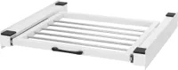 ML-Design Verbindungsrahmen aus Stahl, Weiß, für Waschmaschine/Trockner, mit Wäscheleine