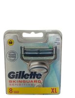 8 Gillette Skinguard Sensitive 8 Stück Rasierklingen Klingen in OVP mit Aloe Vera