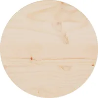 Möbel Tischplatte Ø30x2,5 cm Massivholz Kiefer - Tischplatten 813644