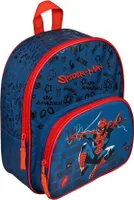 Školkový batoh Spider-Man Pow boys - Batoh se 2 přihrádkami modrý