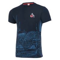 Vereinsstr 1 - schwarz Shirt div FC Köln Herren T-Shirt + L Größen 