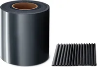 7 x MIDORI® PVC Sichtschutzstreifen 35 m x 19 cm Doppelstabmatten Zaunfolie Zaunblende Clips Anthrazit