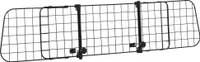 PawHut Hundeschutzgitter Auto Universal verstellbar Kofferraumgitter Trenngitter Metall schwarz (91-152) x 30 cm