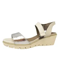 Ara Da.-Sandale Damenschuhe Sandalen Flach Sandale Weiß, Schuhgröße:EUR 36.5 | UK 3.5