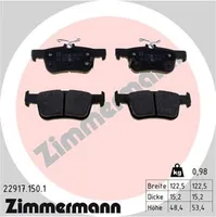 ZIMMERMANN Bremsbelagsatz, Scheibenbrems für