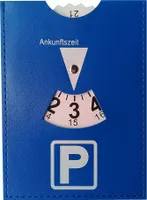 IWH 7416 IWH Parkscheibe, aus Kunstleder, blau