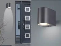 Außenwandlampen in Anthrazit Außenleuchten Terrassenbeleuchtung für Außenbereich