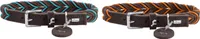 Hunter Halsband Solid Education Cord, Größe:45 cm, Farbe:dunkelbraun/orange