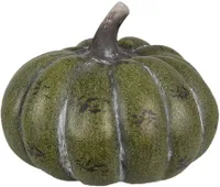 Clayre & Eef Dekoration Kürbis Ø 14x10 cm Grün Keramik