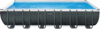 Intex 26368 ex 26362 Ultra XTR Premium Frame Rechteckig Aufstellpool 732x366x132cm, inkl. Sandfilterpumpe ,Deluxe Reinigungskit, Leiter, Abdeckplane, Bodenmatte,