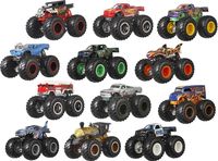 Hot Wheels GGC61 - Monster Trucks Ultimatives Chaos Die-Cast-Fahrzeuge im Maßstab 1:64 12er-Pack, Spielzeug für Kinder ab 3 Jahren