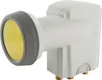 Schwaiger SUN PROTECT - Digitales Quattro LNB SPS6918 531, F, 250 mA, 4 cm, Grau