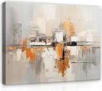 Obraz na plátne abstraktný béžová betónová stena 100x75 cm XXL moderný obraz na plátne obrazy plátno fototapeta obývacia izba spálňa