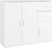vidaXL Příborník bílý 91x29,5x75 cm výrobek z odvozeného dřeva