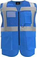 Korntex KXEXQ | Multifunkitons-Warnweste Mesh Multifunction Vest - Farbe: Blue - Größe: S