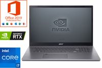 Acer Aspire A517-53 - Intel Core i7-1260P - 1000GB SSD - 32GB DDR4-RAM - Windows 11 Pro + MS Office 2019 Pro - Nvidia GeForce RTX 2050 - 44cm (17.3") Full HD IPS TFT