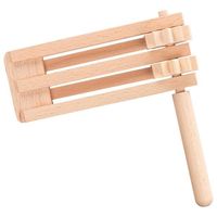 Doppelratsche Holz Musikinstrument Kinderspielzeug Ratsche