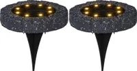 LED-Solar-Rasenleuchte 'Lawnlight', 2er Set