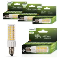 LUMILED LED Lampen G9 4er Set LEDs 7W = 60W