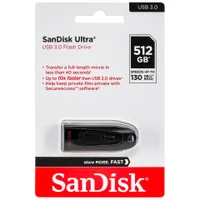 SanDisk Ultra USB 3.0 Flash-Laufwerk, 512GB, 130MB/s, SDCZ48-512G-G46