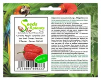 5x Carolina Reaper schärfste Chili der Welt Garten Gemüse Pflanzen - Samen PW142
