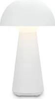 Briloner FUNGO USB-C dimmbare Akku-Tischleuchte Außenleuchte Gartenleuchte Kunststoff weiß LED 3000 Kelvin 300 lm IP44 Spritzwasserschutz 2,6 W