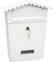 Edm House 210x60x300 Mm Briefkasten Weiß  Weiß One Size