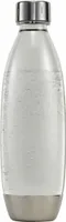 SodaStream FUSE METAL, Lahev na sycení CO2, Metalická, Průhledná, 1000 ml, 1 kusů, 85 mm, 85 mm