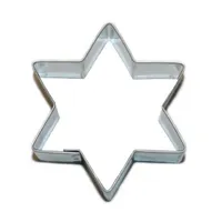 Ausstechform Plätzchenausstecher Ausstecher Stern Weihnachten Metall 5 cm